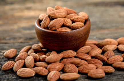 Premium California Nonpareil almonds, rich in taste, quality, and nutrition